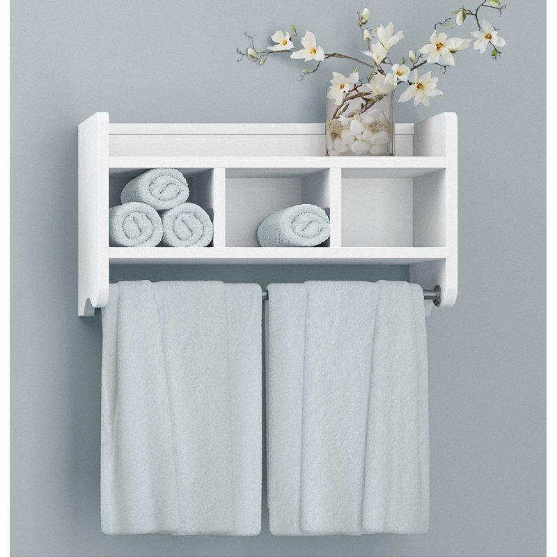 Darby Home Co Davida Accent Shelf with Towel Bar & Reviews Wayfair